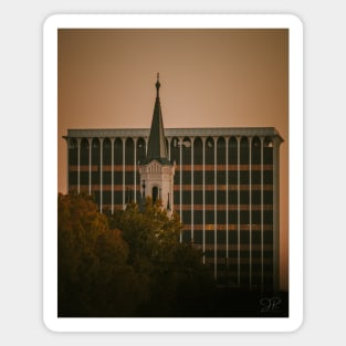 Columbus Georgia Government Center at Sunset in the Fall Magnet